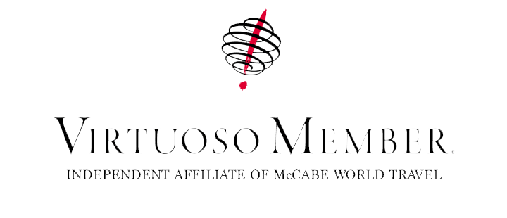 Logo of Virtuoso Member, independent affiliate of McCabe World Travel in Sarasota Travel Agent