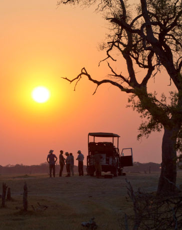 A sunset on an Africa Safari, Sarasota Travel Agent