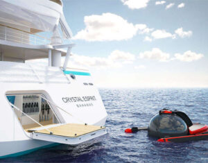 Crystal Esprit Ship with Submersible, Sarasota Travel Agent