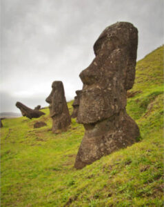 Moai in Rapa Nui, Easter Island in Chile, Sarasota Travel Agent