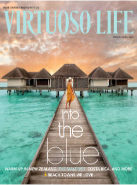 Cover of the Virtuoso Life Magazine Partner with Compass Rose Travel Design in Sarasota Travel Agent