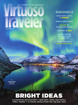 Cover of the Virtuoso Traveler Magazine, Sarasota Travel Agent