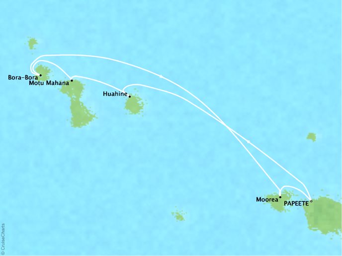 Tahiti Cruise Itinerary - Sarasota Travel Agent