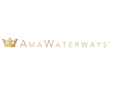 Logo of AmaWaterways, a luxury river cruise company.