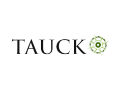 Tauch logo with a compass symbol.